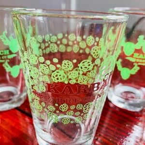 Karbach brewing Company glasses- set of 3